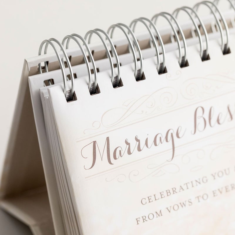 DaySpring - Marriage Blessings - Celebrating You & Me From Vows to Ever After - An Inspirational DaySpring DayBrightener - Perpetual Calendar (70943) - Image 5